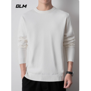GLM圆领针织衫毛衣男士高级感春季